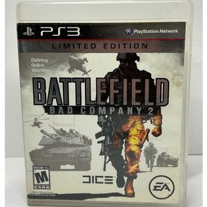 Battlefield Bad Company 2 Limited Edition Sony‎ PlayStation 3 PS3 Video Game CIB
